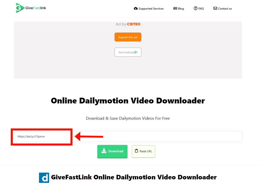 how to download dailymotion video with 4k video downloader